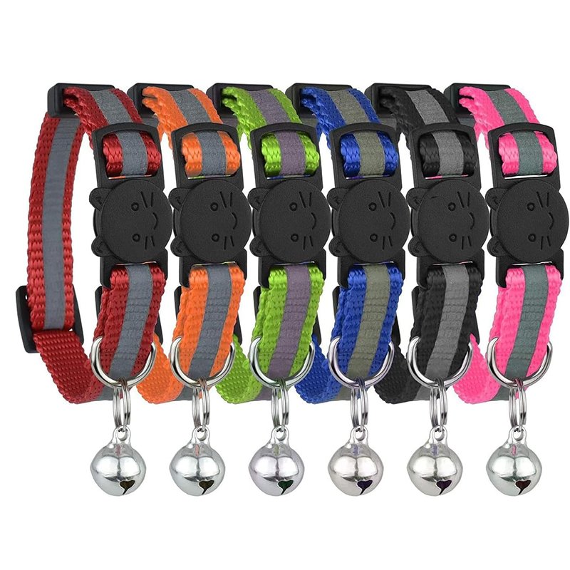 Reflective Cat Collar with Bell