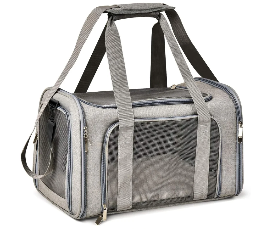 Cat Carriers Dog Carrier Pet Carrier for Small/Medium Cats Dogs Puppies, Small Dog Carrier Soft Sided, Collapsible Waterproof Travel Puppy Carrier(M)