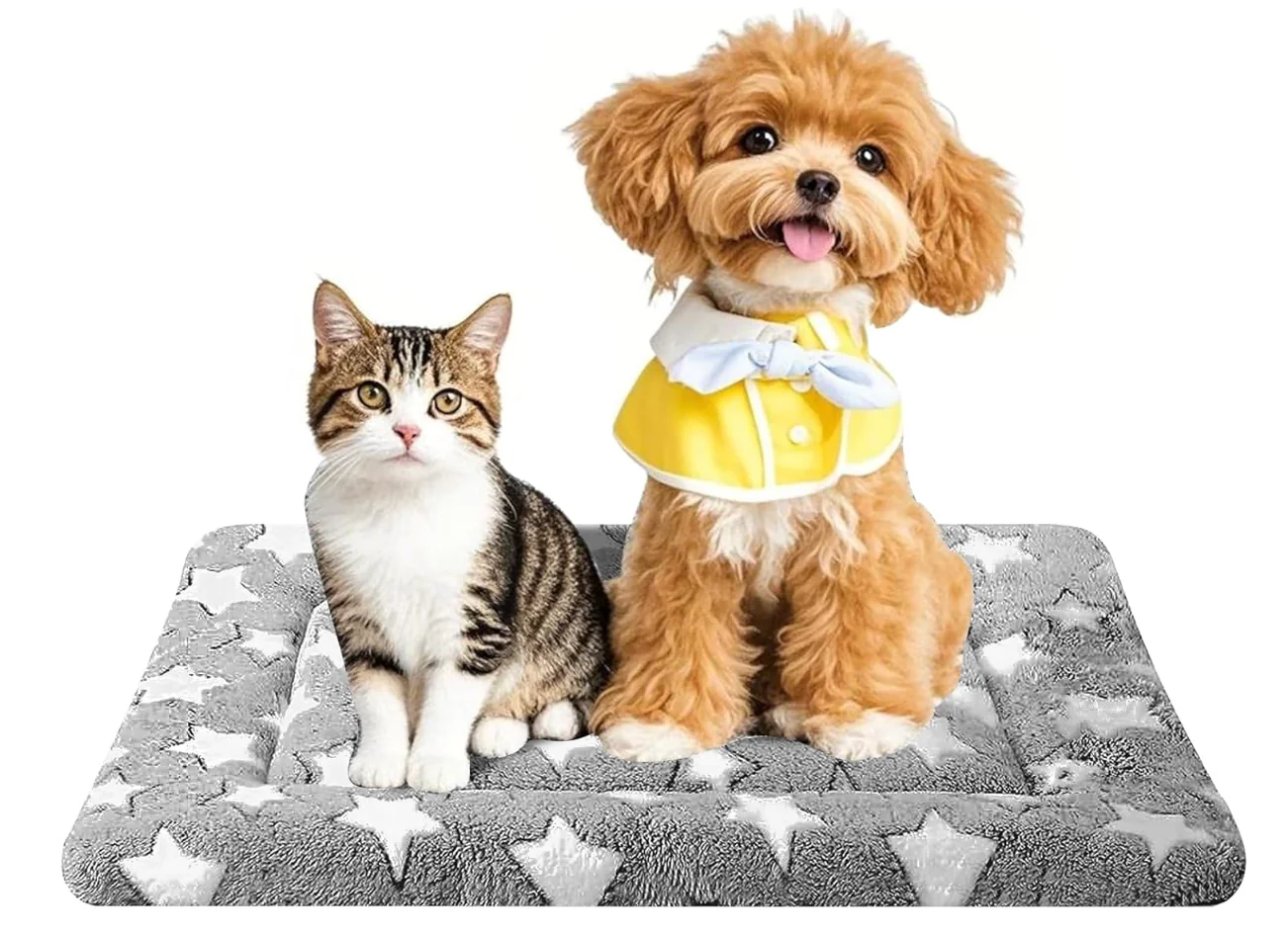 Dog Bed Mat ?C Soft & Comfortable Dog Kennel Pad for Crate ?C Durable Crate Bed & Mat for Dogs & Cats ?C Ideal for Crate, Kennel, and Home Use (M 58*39cm)