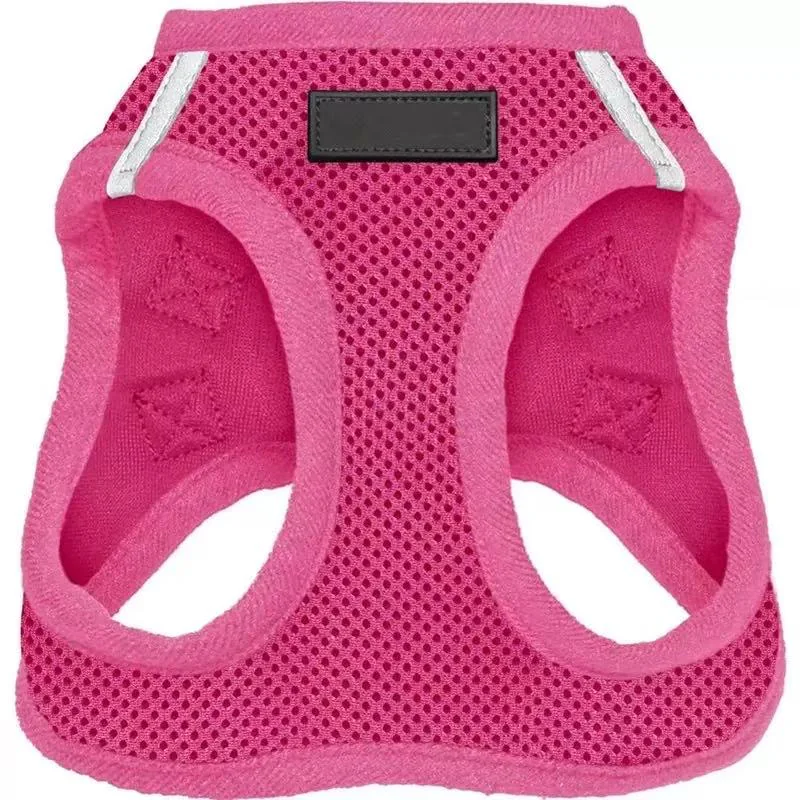 Step-in Air Harness - All Weather Mesh, Reflective, No Pull Harness for Dogs, Cats - Secure with Hook & Loop Fastener, Buckle, Double D-Rings (S)