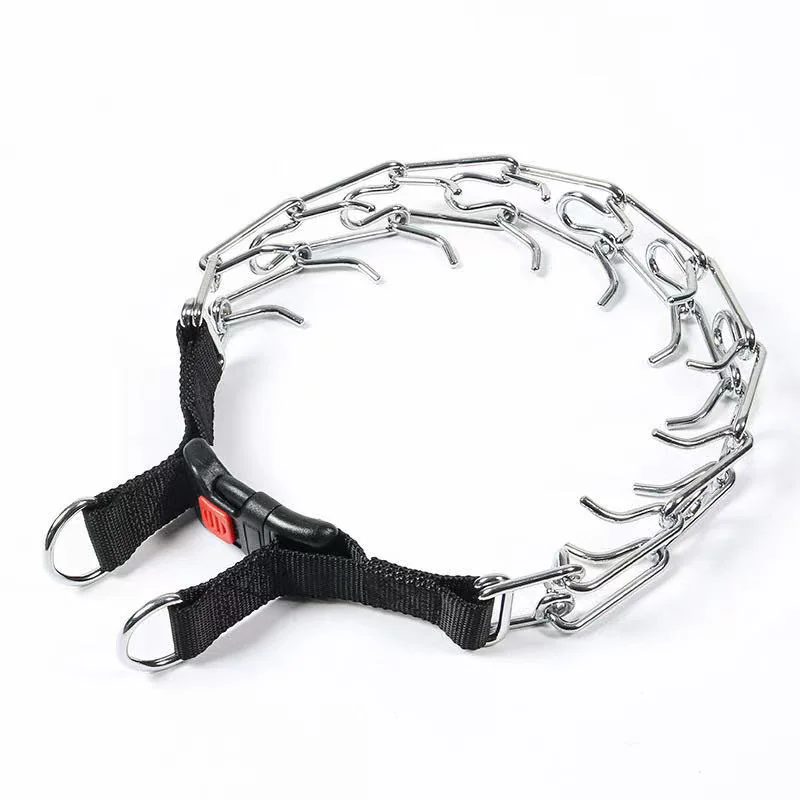 Dog safety collar, metal material,50cm