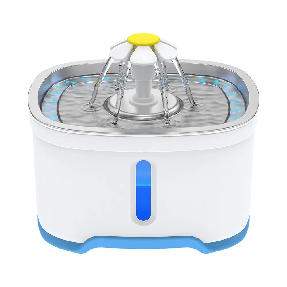 Automatic Cat Water Fountain Dog Water Dispenser with Replacement Filters, Gifts for Christmas, Cats, Dogs, Multiple Pets,With plug, 2.5L