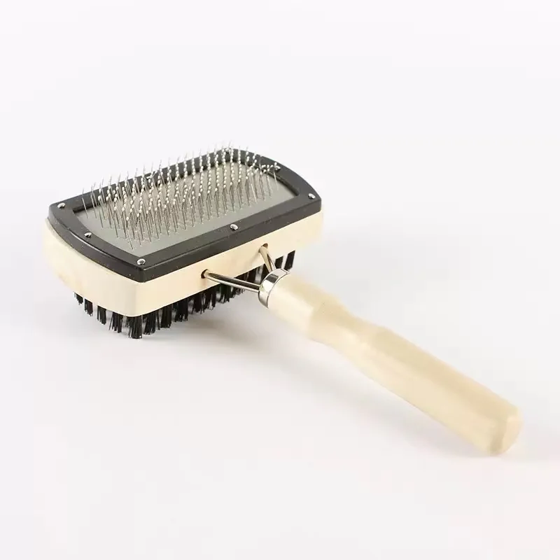 Pet comb - Cat and dog comb - Beauty and de-staticizing massage comb - Double-sided pet comb