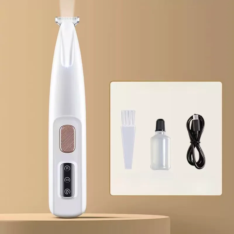 Pet hair trimmer, cat and dog claw trimmer, with LED light, waterproof