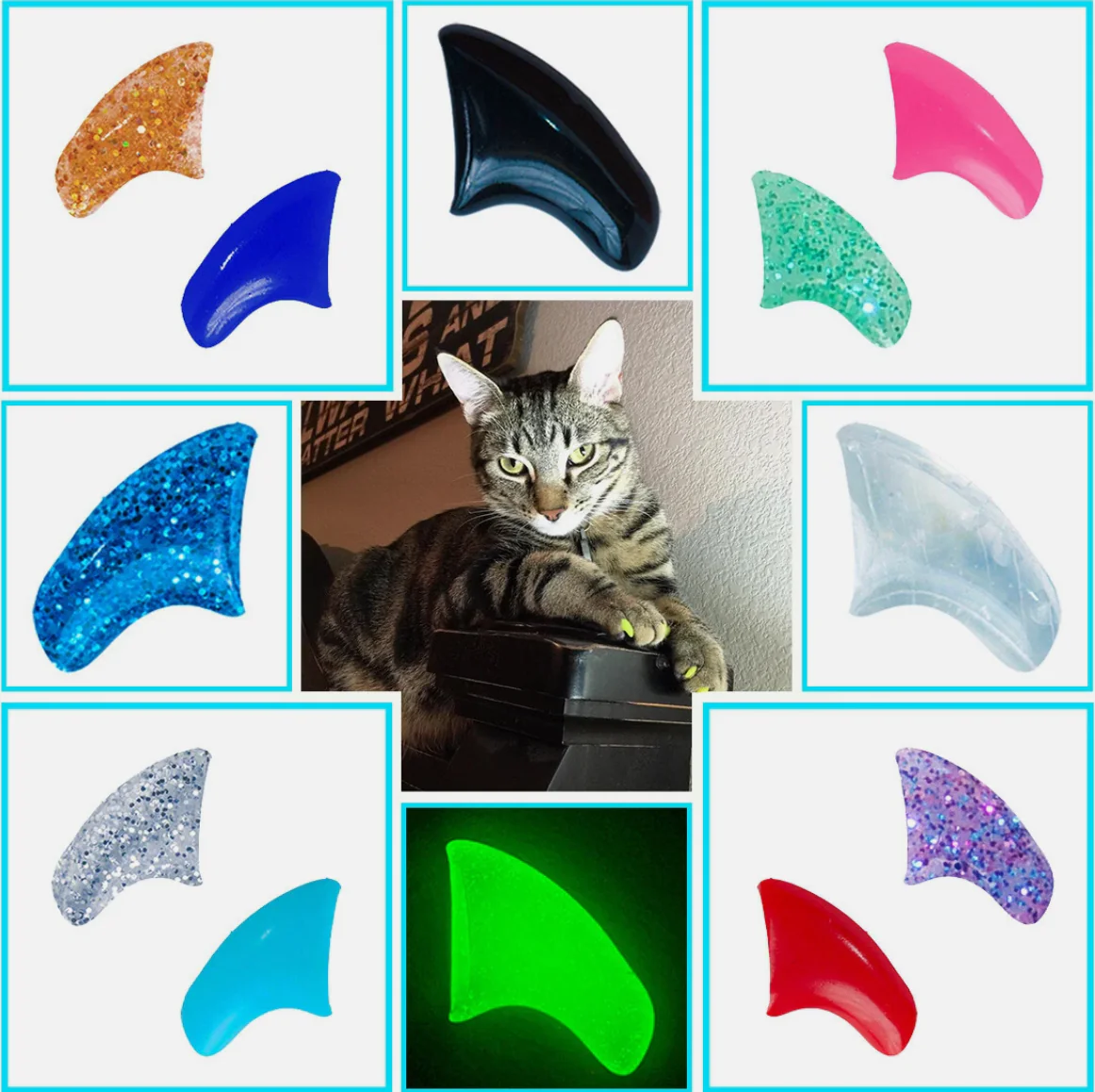 Soft Nail Caps for Cat Paws - 90 Day Supply Complete Kit(S)