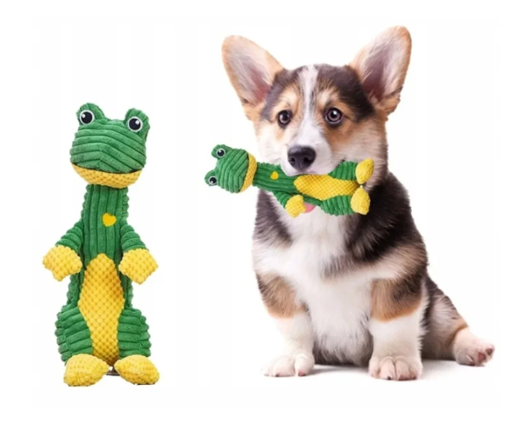 Plush dog or cat toys, with sound effects, durable and soft